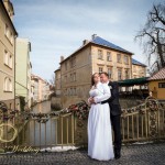 Свадьба в Праге - прогулка по Кампе